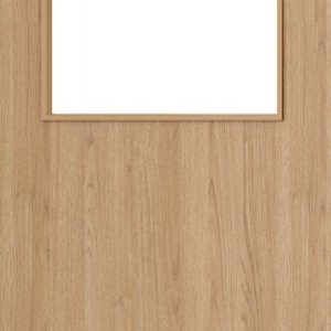 Internal Flush Oak Option 01 Glazed Pre-Finished FD30 44mm Fire Door